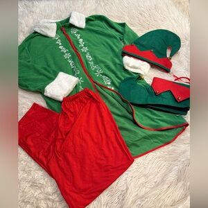 Adults elf Christmas costume